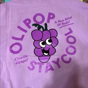 Purple Graphic Hoodie